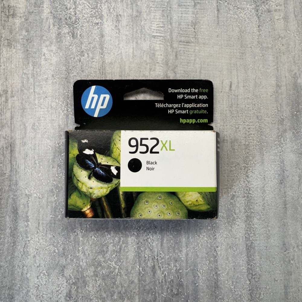 HP Office Jet Pro 952xl Black Printer Ink Dated Oct 2025